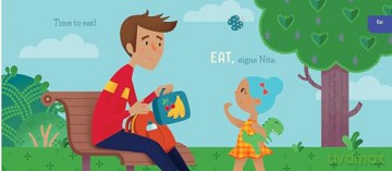 Nita's Food Signs: An Interactive ASL Board Book - Kathy MacMillan [KSIĄŻKA]