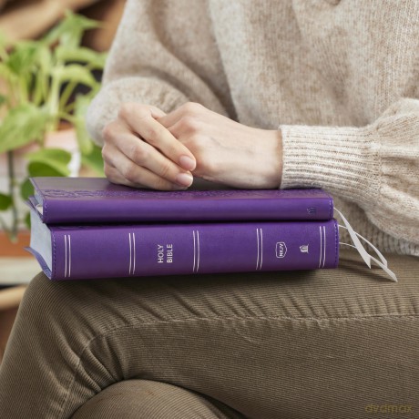 NKJV Personal Size End-of-verse Reference Bible with Journal SET, Purple Leathersoft, Comfort Print - Thomas Nelson [KSIĄŻKA]