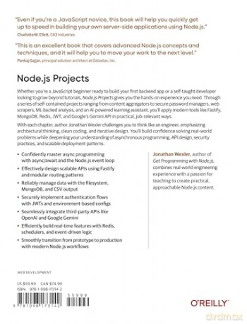 Node.js Projects: Building Real-World Web Applications and Backend APIs - Jon Wexler [KSIĄŻKA]