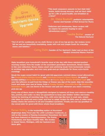 Nourished Mornings: Easy Real-Food Breakfasts for Kids on the Go - Renee Kohley [KSIĄŻKA]