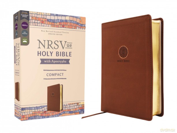 NRSVue, Holy Bible with Apocrypha, Compact, Leathersoft, Brown, Comfort Print: Nrsvue, Holy Bible With Apocrypha, Leathersoft, Brown, Comfort Print - Zondervan [KSIĄŻKA]