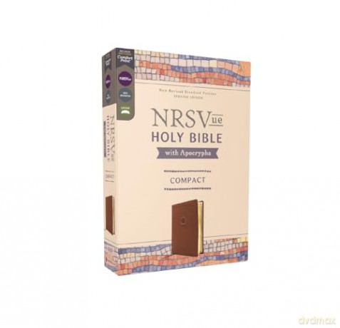 NRSVue, Holy Bible with Apocrypha, Compact, Leathersoft, Brown, Comfort Print: Nrsvue, Holy Bible With Apocrypha, Leathersoft, Brown, Comfort Print - Zondervan [KSIĄŻKA]