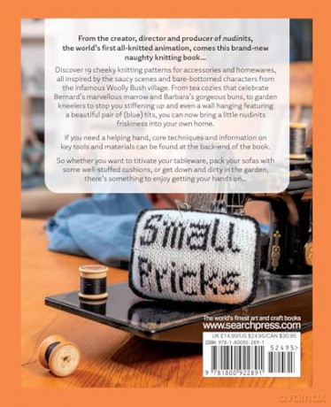 Nudinits at Home: 19 naughty knitting patterns for home accessories - Sarah Simi [KSIĄŻKA]