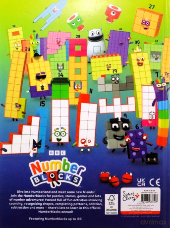 Numberblocks Annual 2026: Perfect for Fans of the TV Series! Perfect for Ages 3+, Filled with Games, Stories and Puzzles - Numberblocks [KSIĄŻKA]
