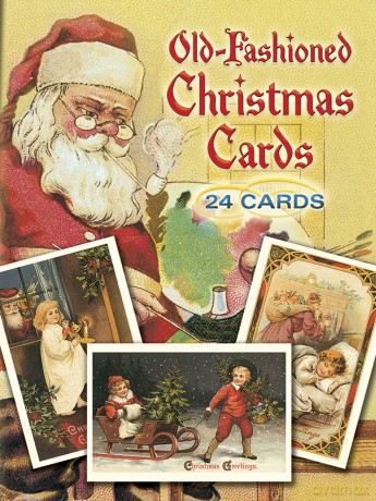 Old-Fashioned Christmas Postcards: 24 Full-Colour Ready-to-Mail Cards - Gabriella Oldham [KSIĄŻKA]
