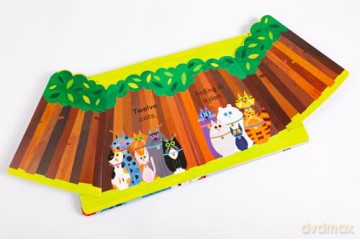 One Cat, Two Cats: A lift-the-flap, pop-up book with 20 cats to count! - Jonathan Emmett [KSIĄŻKA]
