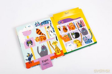 One Cat, Two Cats: A lift-the-flap, pop-up book with 20 cats to count! - Jonathan Emmett [KSIĄŻKA]