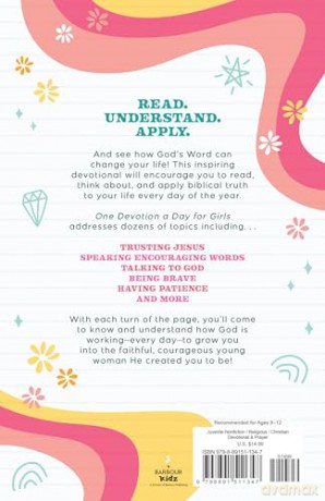 One Devotion a Day for Girls: Daily Wisdom and Encouragement - Compiled by Barbour Staff [KSIĄŻKA]