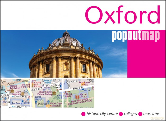 Oxford PopOut Map: pocket-size, pop up, city map of Oxford city centre including top sights not to be missed - PopOut Maps [KSIĄŻKA]
