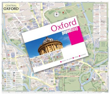 Oxford PopOut Map: pocket-size, pop up, city map of Oxford city centre including top sights not to be missed - PopOut Maps [KSIĄŻKA]