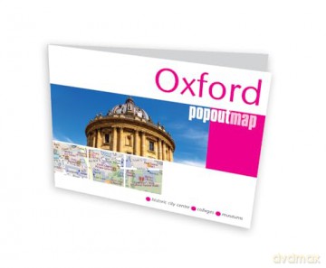 Oxford PopOut Map: pocket-size, pop up, city map of Oxford city centre including top sights not to be missed - PopOut Maps [KSIĄŻKA]
