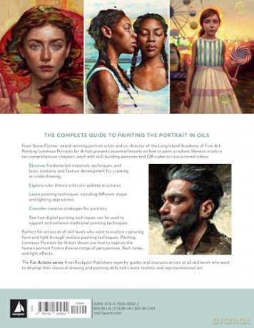 Painting Luminous Portraits for Artists: An Essential Guide to Painting Facial Features, Fleshtones, Light, and Form - Steve Forster [KSIĄŻKA]