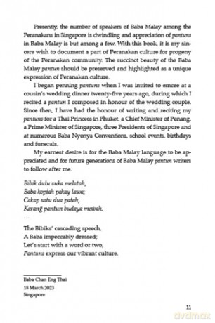 Pantun Baba Chan: The Art and Beauty of Traditional Baba Malay Poetry - Chan Eng Thai [KSIĄŻKA]