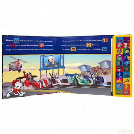 PAW Patrol Chase, Marshall, Skye, and More! - Race to the Rescue 20-Button Sound Book - PI Kids - PI Kids [KSIĄŻKA]