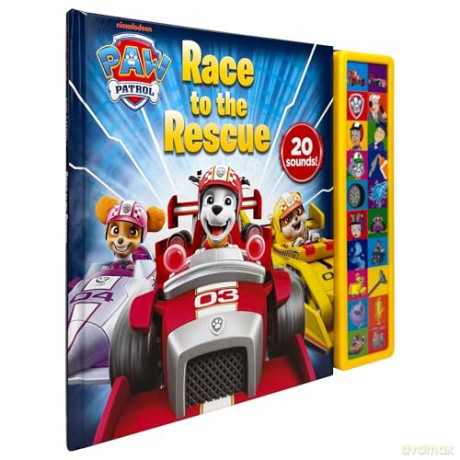 PAW Patrol Chase, Marshall, Skye, and More! - Race to the Rescue 20-Button Sound Book - PI Kids - PI Kids [KSIĄŻKA]