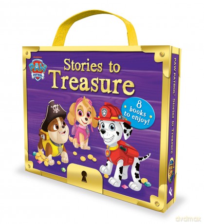 PAW Patrol Stories to Treasure Collection - 8 Book Box-Set: Includes 8 favourite storybooks in a gift-set carry case! - Paw Patrol [KSIĄŻKA]