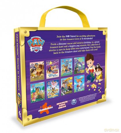 PAW Patrol Stories to Treasure Collection - 8 Book Box-Set: Includes 8 favourite storybooks in a gift-set carry case! - Paw Patrol [KSIĄŻKA]