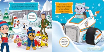 PAW Patrol The Pups' Busy Day: A Touch and Feel Book: An interactive board book, featuring lots of different materials for young children aged 1, 2, 3, 4 and up to explore! - Paw Patrol [KSIĄŻKA]