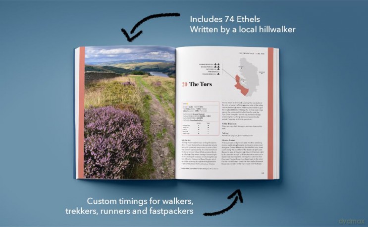 Peak Bagging: Peak District: 32 routes designed to complete the best 121 Peak District peaks and Ethels in the most efficient way - Anna Paxton [KSIĄŻKA]