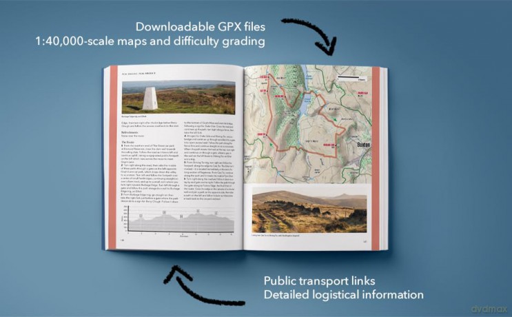 Peak Bagging: Peak District: 32 routes designed to complete the best 121 Peak District peaks and Ethels in the most efficient way - Anna Paxton [KSIĄŻKA]