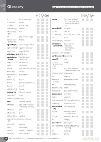 Pearson Edexcel GCSE Spanish Vocabulary, Grammar and Translation Workbook - Denise Currie [KSIĄŻKA]