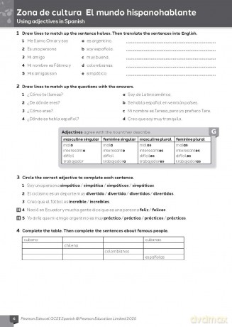 Pearson Edexcel GCSE Spanish Vocabulary, Grammar and Translation Workbook - Denise Currie [KSIĄŻKA]