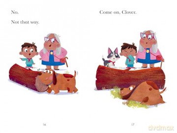 Penny and Clover, Up and Over - Erica S. Perl [KSIĄŻKA]