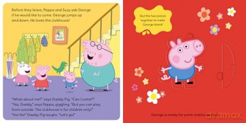 Peppa Pig: Peppa's Clubhouse Fun: A Press-Out-and-Play Book - Peppa Pig [KSIĄŻKA]