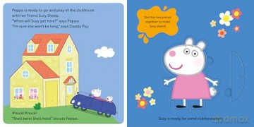 Peppa Pig: Peppa's Clubhouse Fun: A Press-Out-and-Play Book - Peppa Pig [KSIĄŻKA]