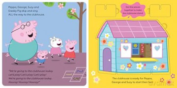 Peppa Pig: Peppa's Clubhouse Fun: A Press-Out-and-Play Book - Peppa Pig [KSIĄŻKA]