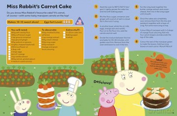 Peppa Pig: Peppa's Yummy Cookbook: A fun and easy recipe book for kids with wipe-clean pages - Peppa Pig [KSIĄŻKA]
