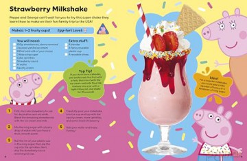 Peppa Pig: Peppa's Yummy Cookbook: A fun and easy recipe book for kids with wipe-clean pages - Peppa Pig [KSIĄŻKA]