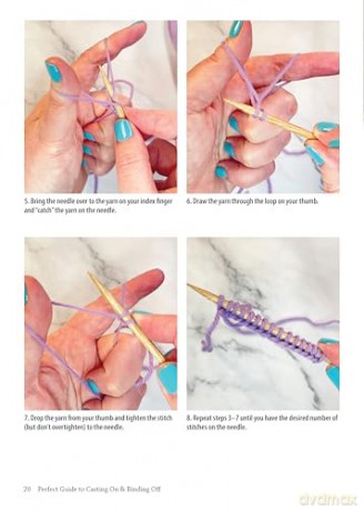 Perfect Guide to Casting On and Binding Off: How to Begin and End Your Knitting with Confidence - Jen Lucas [KSIĄŻKA]