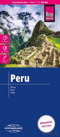 Peru Map 1:1,500,000 scale - Waterproof and Tearproof - Reise Know-How [KSIĄŻKA]
