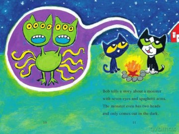Pete the Cat: Scaredy Cat!: A Halloween Book for Kids - James Dean [KSIĄŻKA]