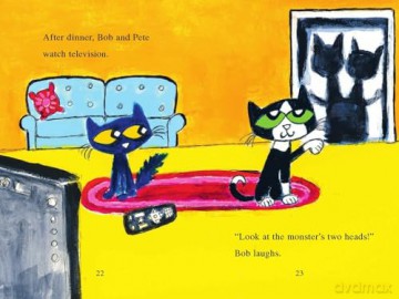 Pete the Cat: Scaredy Cat!: A Halloween Book for Kids - James Dean [KSIĄŻKA]