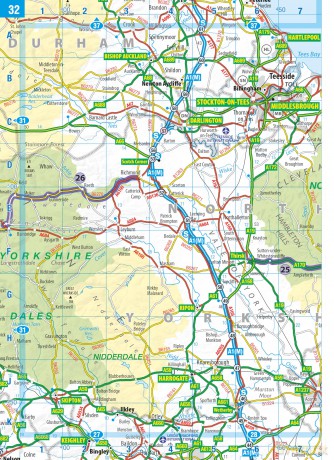 Philip's Great British Road Trip Atlas: Easy to Read Edition - Philip's Maps [KSIĄŻKA]