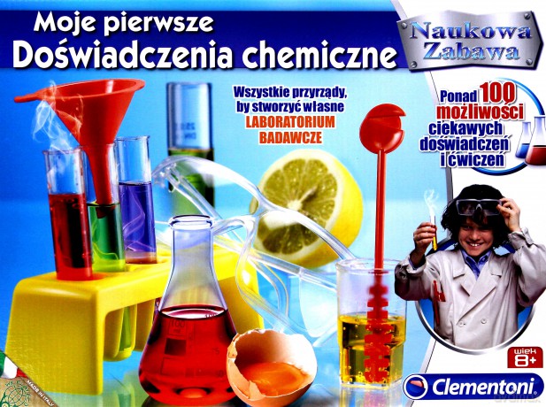 CLEMENTONI Naukowa Zabawa: Moje Pierwsze Doświadczenia Chemiczne