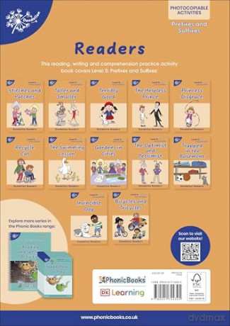 Phonic Books Dandelion Readers Level 5 Prefixes and Suffixes Activities - Phonic Books [KSIĄŻKA]