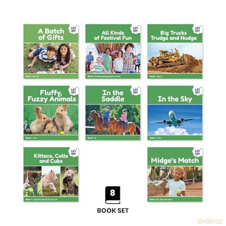 Phonic Books Lift Off Readers Ending Spelling Patterns - Phonic Books [KSIĄŻKA]
