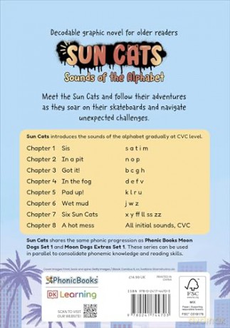 Phonic Books Sun Cats: Sounds of the Alphabet - Phonic Books [KSIĄŻKA]