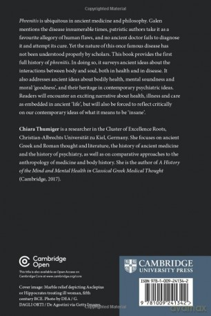 Phrenitis and the Pathology of the Mind in Western Medical Thought: - Chiara Thumiger [KSIĄŻKA]