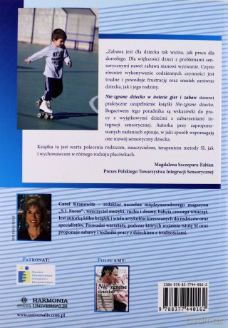 Nie-Zgrane Dziecko W Świecie Gier I Zabaw. Zajęcia Dla Dzieci Z Zaburzeniami Przetwarzania Sensorycznego.