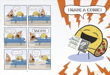 Pizza and Taco: Super-Awesome Comic!: A laugh-out-loud graphic novel for kids: 3 - Stephen Shaskan [KSIĄŻKA]