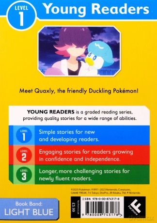 Pokémon Young Readers Level 1: Meet Quaxly: New for 2025! Dive into reading with this short storybook from Pokémon Horizons: The Series, perfect for young children and reluctant readers - Pokémon [KOMIKS]