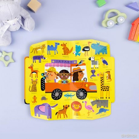Pop Out Mega Pictures Animals - Zaina Abbas [KSIĄŻKA]