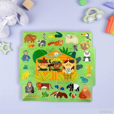 Pop Out Mega Pictures Animals - Zaina Abbas [KSIĄŻKA]