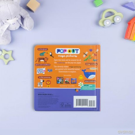 Pop Out Mega Pictures Animals - Zaina Abbas [KSIĄŻKA]