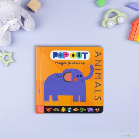 Pop Out Mega Pictures Animals - Zaina Abbas [KSIĄŻKA]
