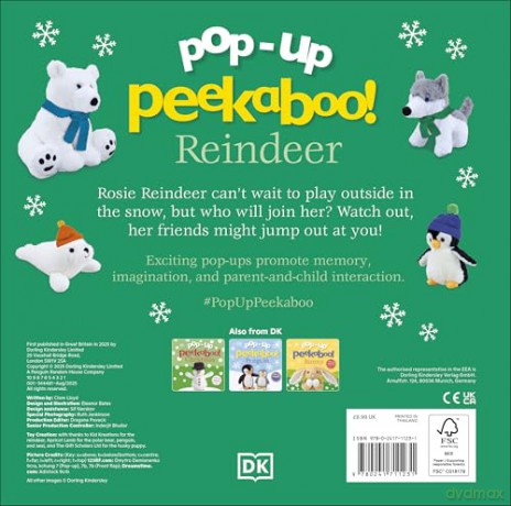 Pop-Up Peekaboo! Reindeer - DK [KSIĄŻKA]